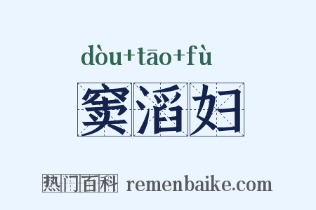 窦滔妇是什么意思的图片